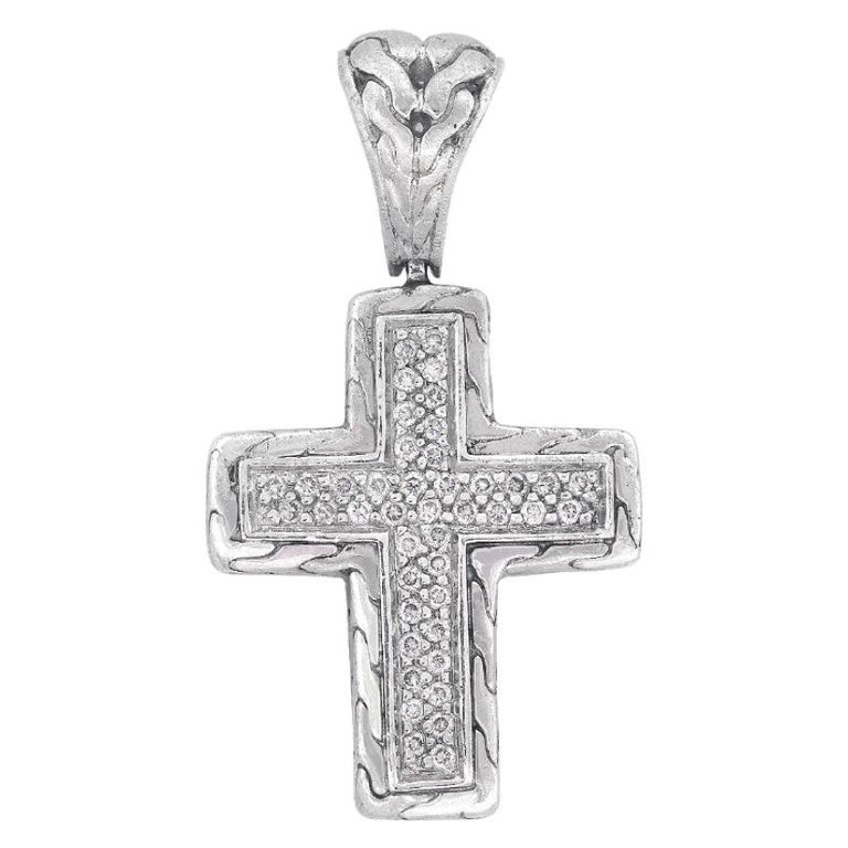John Hardy Classic Chain Cross Pendant at 1stDibs