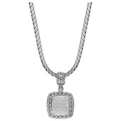 John Hardy Classic Chain Enhancer with Diamonds HBP92371DI