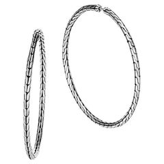 John Hardy Classic Chain Extra Large Hoop Earrings