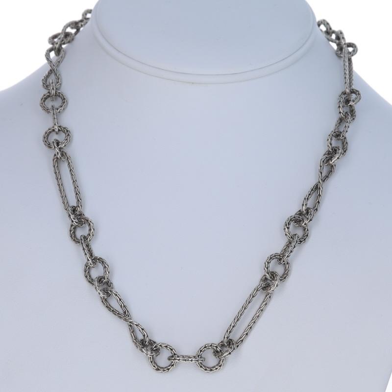 John Hardy Collana Figaro a catena classica da 18 1/2