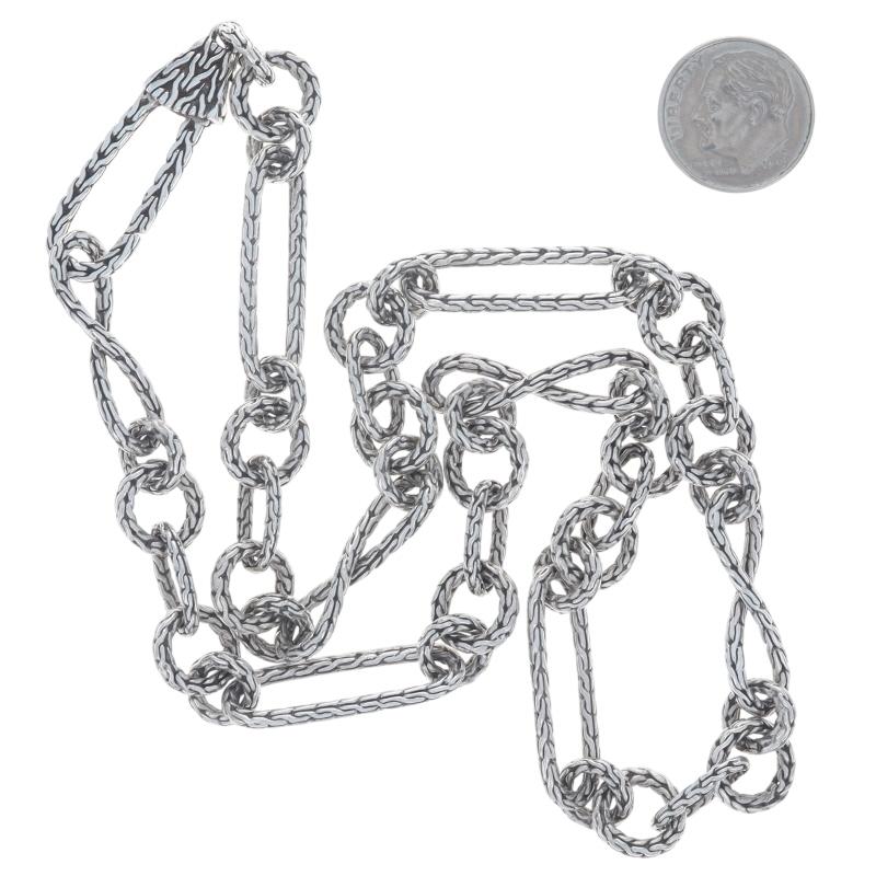 Donna John Hardy Collana Figaro a catena classica da 18 1/2