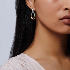 John Hardy Classic Chain Hammered Door Knocker Earring EZ94554