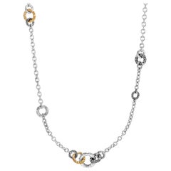 John Hardy Classic Chain Hammered Link Sautoir Necklace