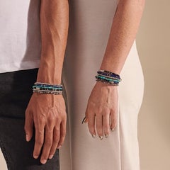 John Hardy Classic Chain Heishi Turquoise Beaded Bracelet BUS900698TQXUL