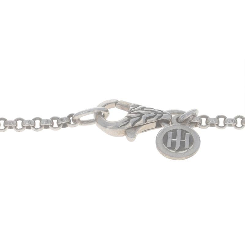 John Hardy Classic Chain Lg Hammered Sugarloaf Halskette 925 Gold 1/3 18k Adjust Damen