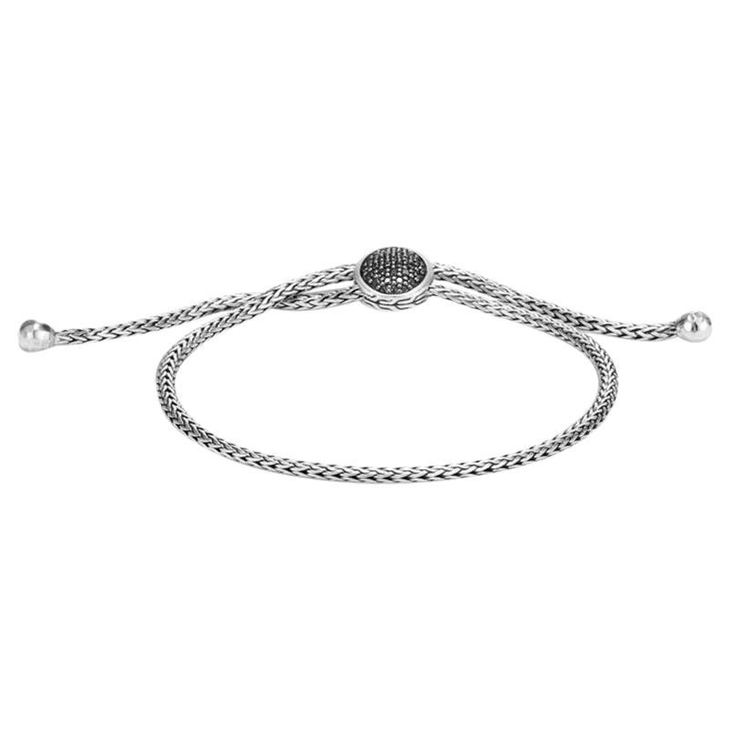 John Hardy Classic Chain Pull Through Bracelet BBS9995904BLSBNX For Sale