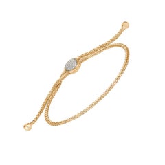 John Hardy Classic Chain Pull Through Bracelet with Diamonds BGX9995902DIXM-L