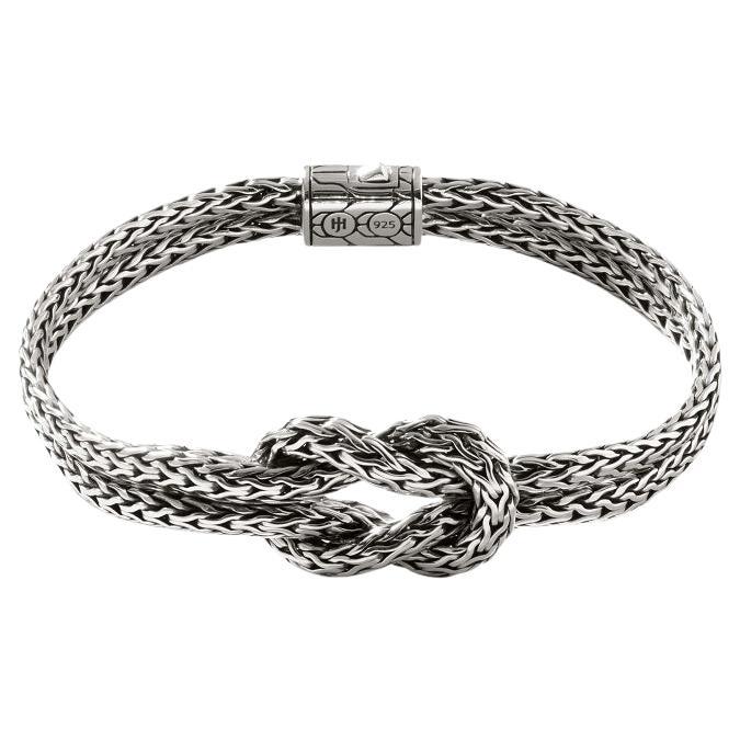 Classic Chain Silver Manah Slim Chain Double Bracelet BU900989XUM von John Hardy