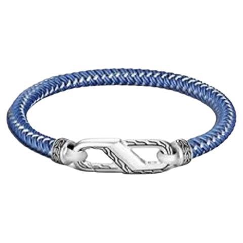 John Hardy Classic Chain Steel Cord and Carabiner Clasp Bracelet BM900287BUXUL