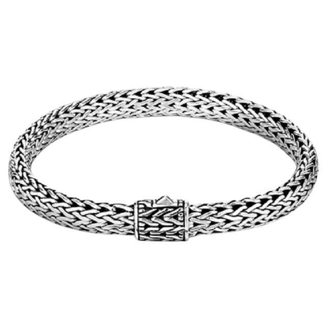 John Hardy Classic Chain Sterling Silver Bracelet BB90400CXUM For Sale