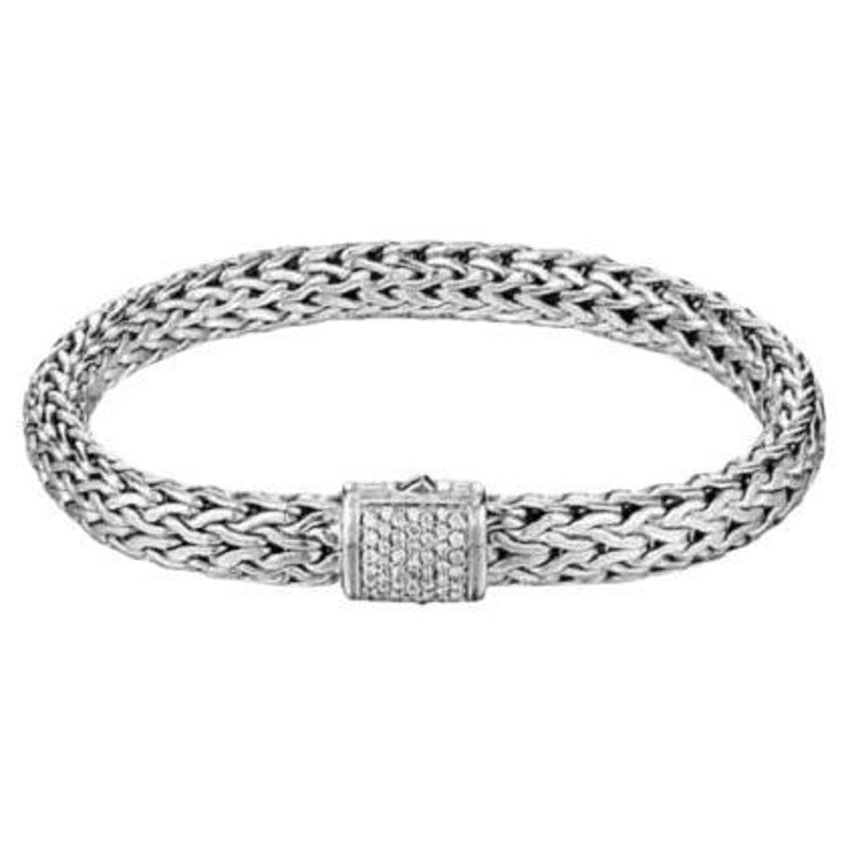 John Hardy Classic Chain Sterling Silver Bracelet For Sale at 1stDibs
