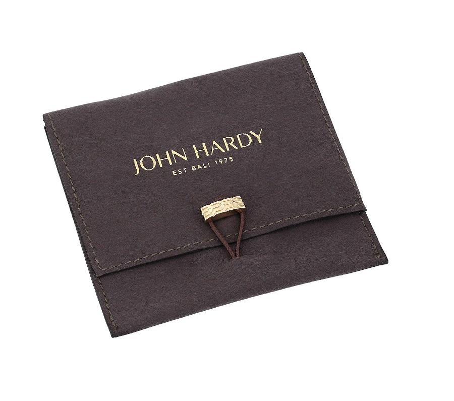 John Hardy Classic Chain Stud Earring with Black Sapphire EBS903934BLSBN In New Condition For Sale In Wilmington, DE