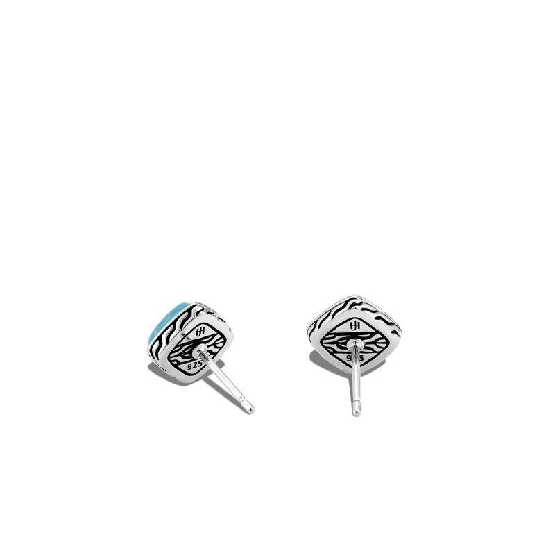 Classic Chain Silver Cluster Sugarloaf Stud Earrings with Turquoise
Sterling Silver
Turquoise
Earring measures 8mm x 8mm
Post Back
EBS905131TQ
