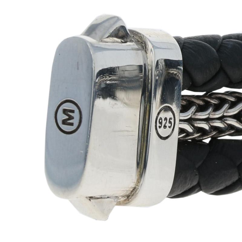 John Hardy Classic Chain Triple Row Bracelet Sterling Silver, 925 Men's 3