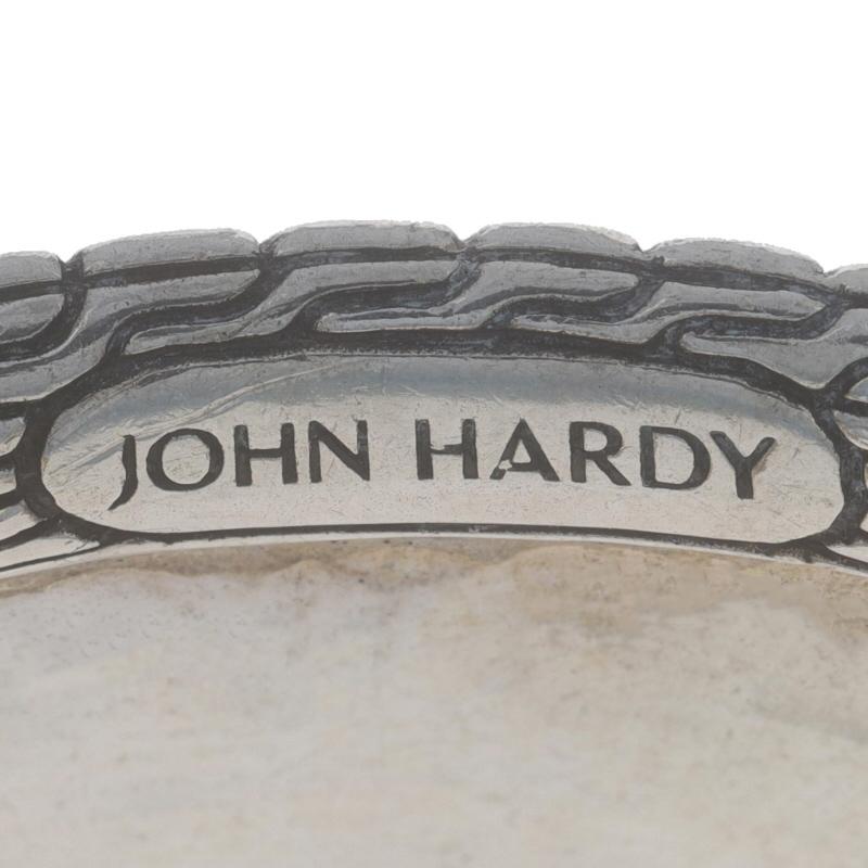 John Hardy Classic Chain Wide Hammered Cuff Bracelet 6 1/4