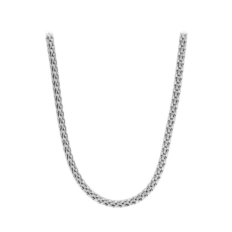 John Hardy Classic Chain Woven Necklace NB93CX20 For Sale