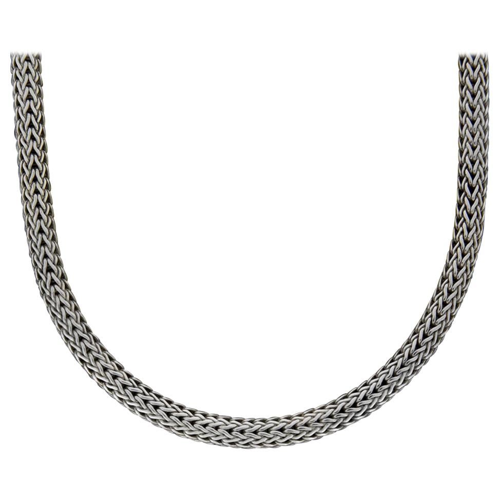 John Hardy Classic Sterling Silver Fancy Link Chain