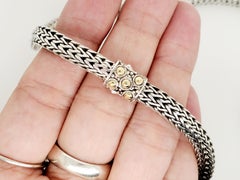 John Hardy Classic Sterling Silver Wheat Chain