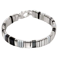 John Hardy Colorblock Bracelet BUS9010521WHBONHEXUM