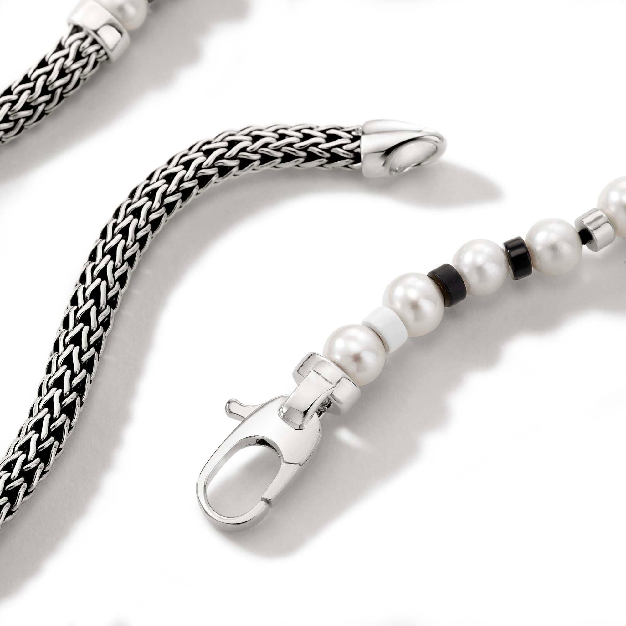 John Hardy Farbblock-Wickel-Sterlingsilber-Armband BUS9011061BONHEXUM im Zustand „Neu“ im Angebot in Wilmington, DE
