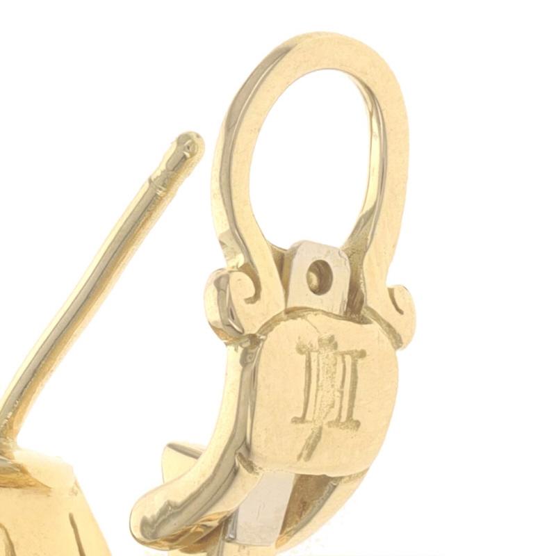 John Hardy gepunktete Buddha Belly Huggie Creolen - Gelbgold 18k durchbohrt 1