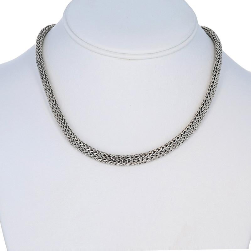 John Hardy Dot Classic Chain Necklace 16 1/4