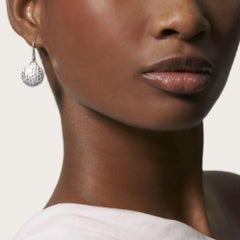 John Hardy Dot Drop Hammered Earring EB7154