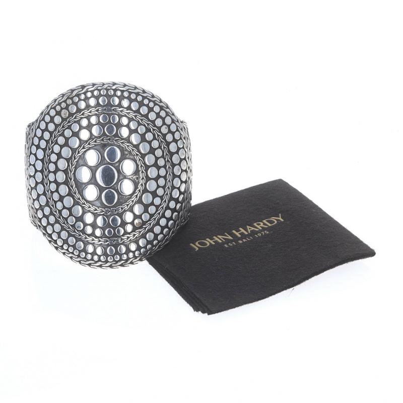 John Hardy gepunktetes Manschettenarmband mit Scharnier 6