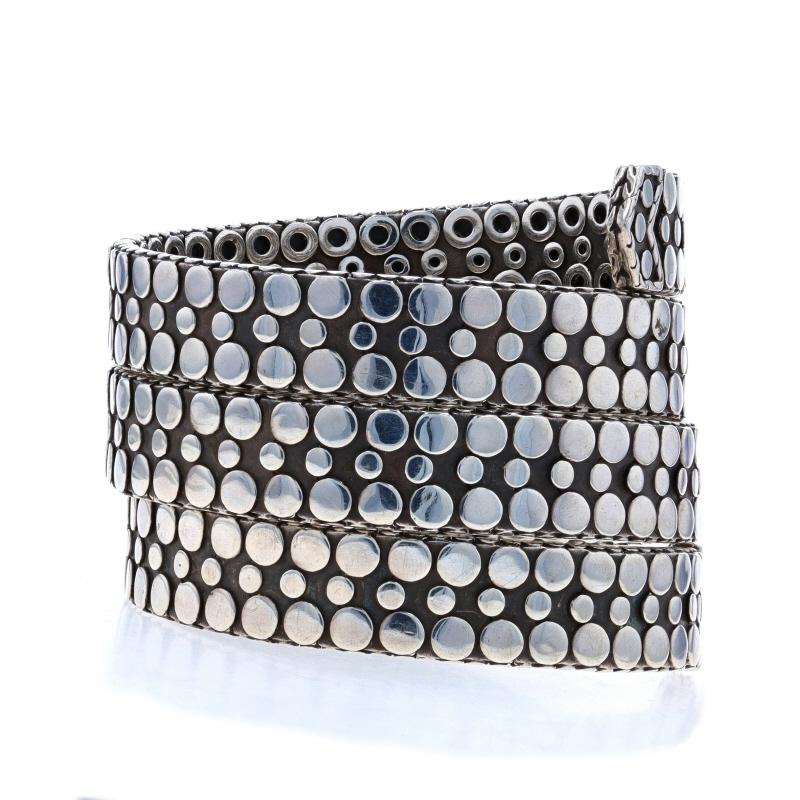 John Hardy Dot Dreifach-Wickelarmband 6 3/4
