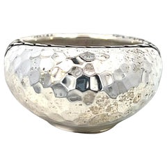 John Hardy Estate Classic Hammered Dome Ring Size 7 Silver JH93