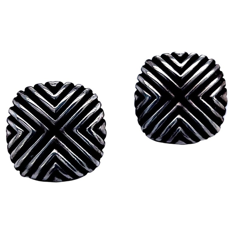 John Hardy Estate Cufflinks Sterling Silver For Sale at 1stDibs