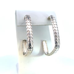 John Hardy Estate Dot Earrings Sterling Silver
