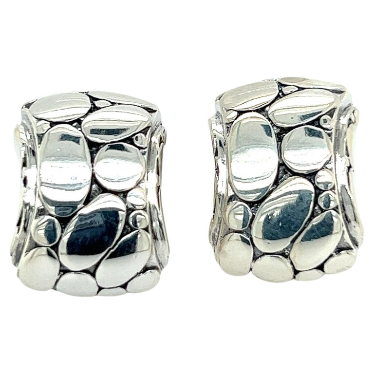 John Hardy Estate Men Cufflinks Sterling Silver For Sale at 1stDibs