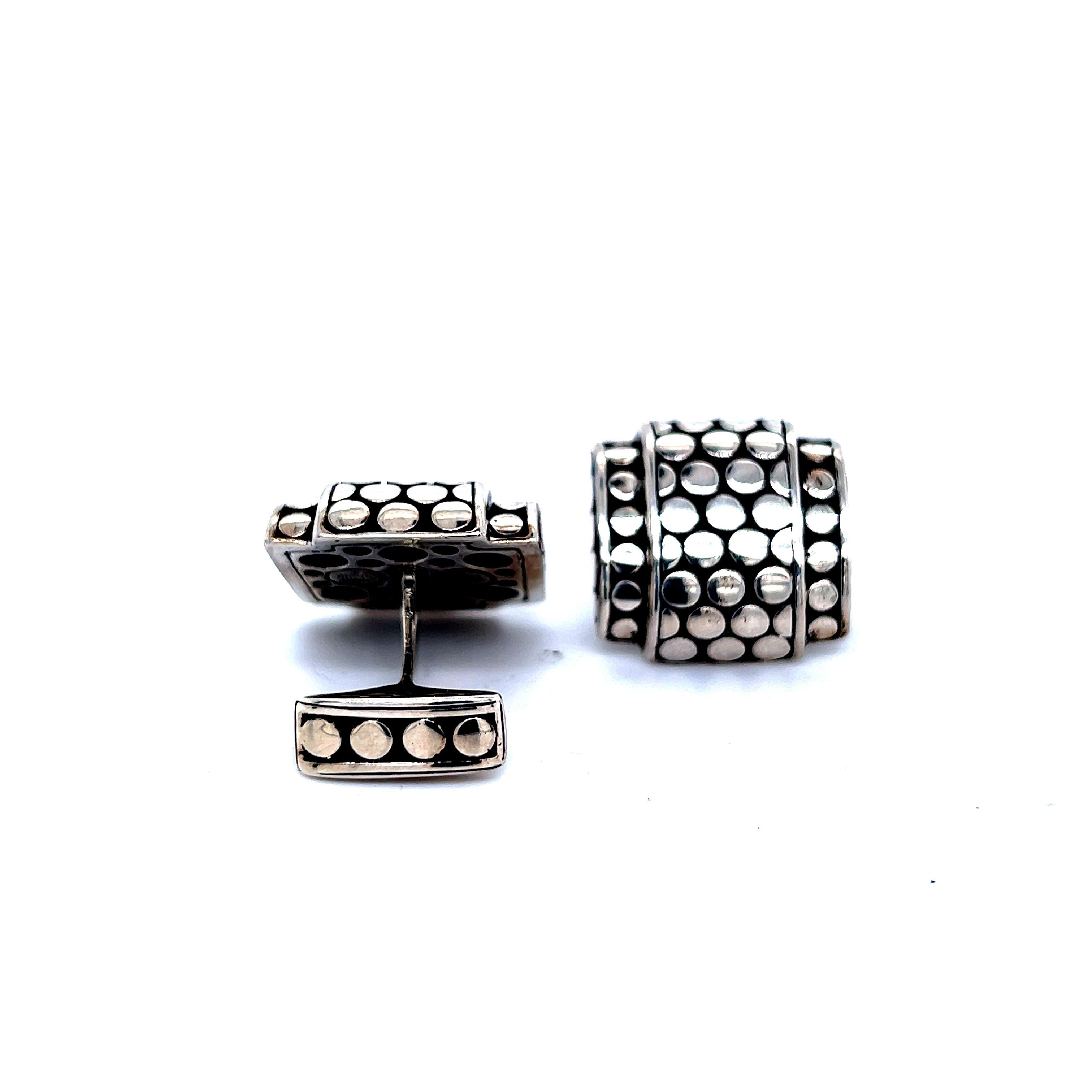 John Hardy Estate Mens Dot Cufflinks Sterling Silver JH18

TRUSTED SELLER SINCE 2002

PLEASE SEE OUR HUNDREDS OF POSITIVE FEEDBACKS FROM OUR CLIENTS!!

FREE SHIPPING!!

DETAILS
Weight: 20 Grams
Metal: Sterling Silver

The John Hardy jewelry items