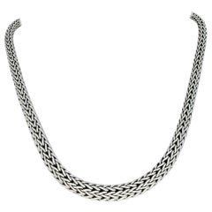 John Hardy Graduated Classic Chain Necklace, Sterling Silver Designer