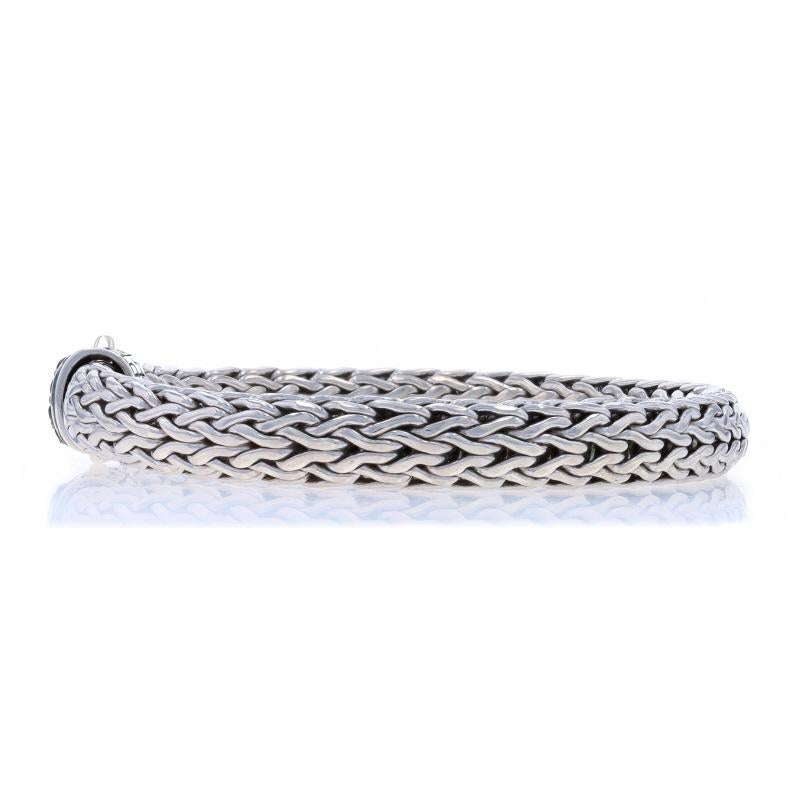 John Hardy Icon Classic Chain Black Sapphire Bracelet 7 1/4