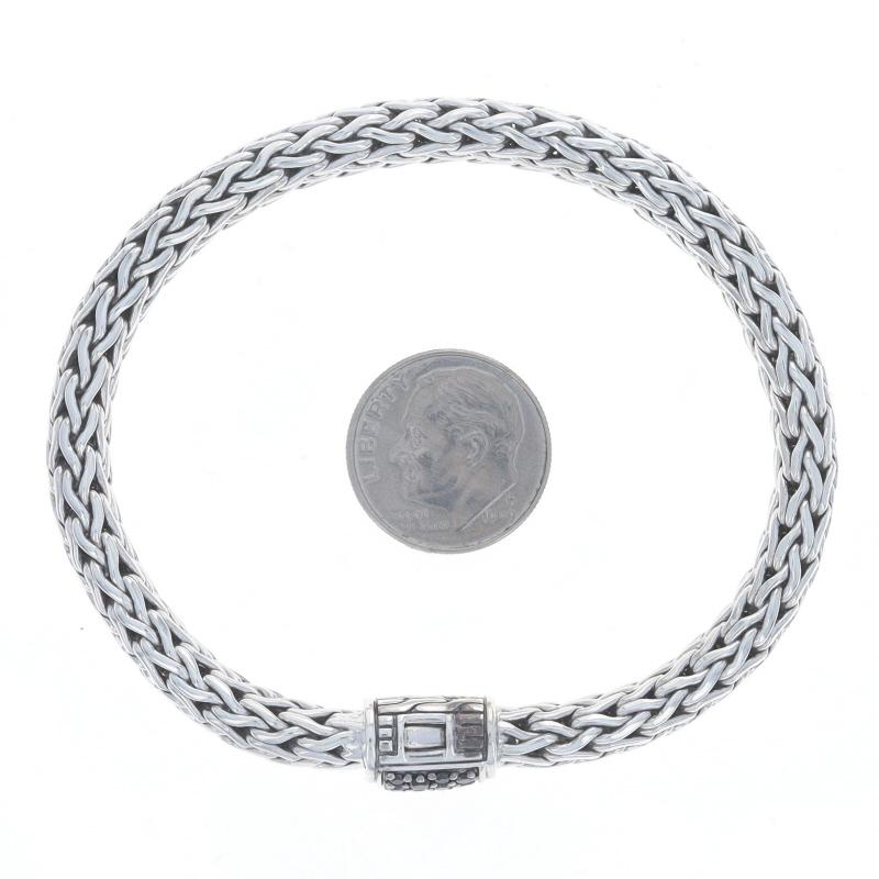 Women's John Hardy Icon Classic Chain Black Sapphire Bracelet 7 1/4