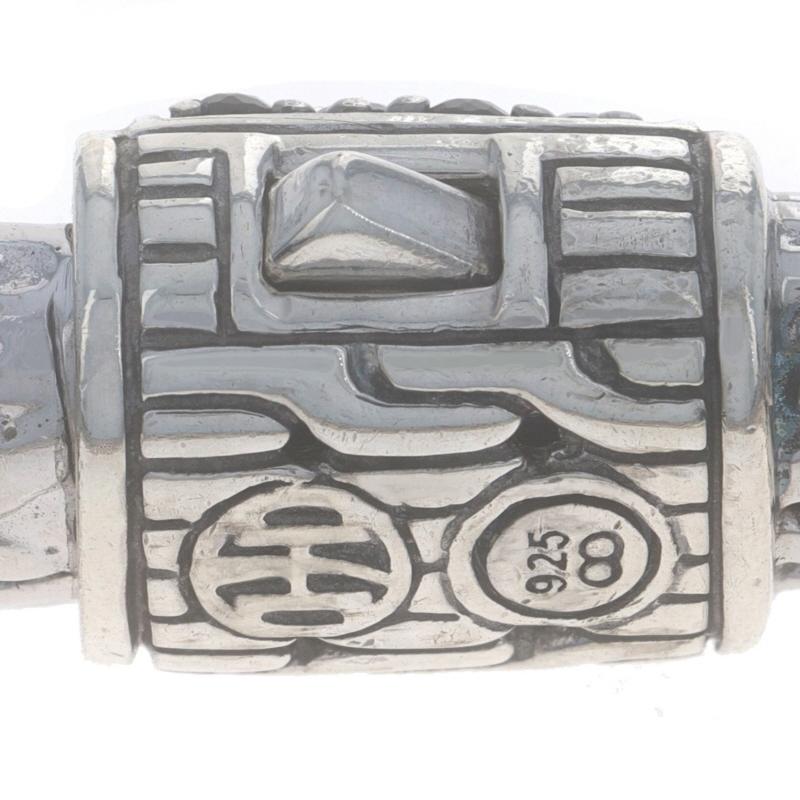 John Hardy Icon Classic Chain Black Sapphire Bracelet 7 1/4