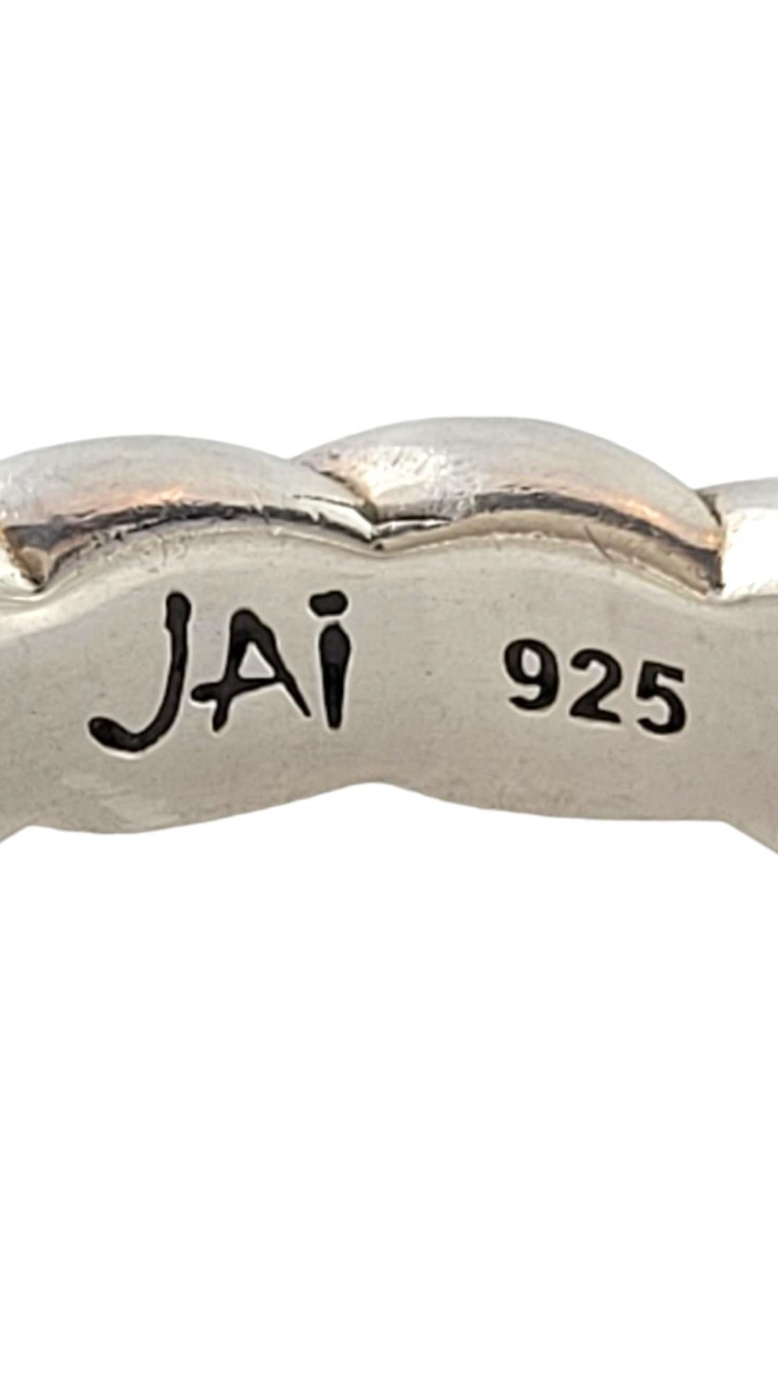John Hardy JAi Sterling Silver Classic Chain Band Size 6.25 #17503 2