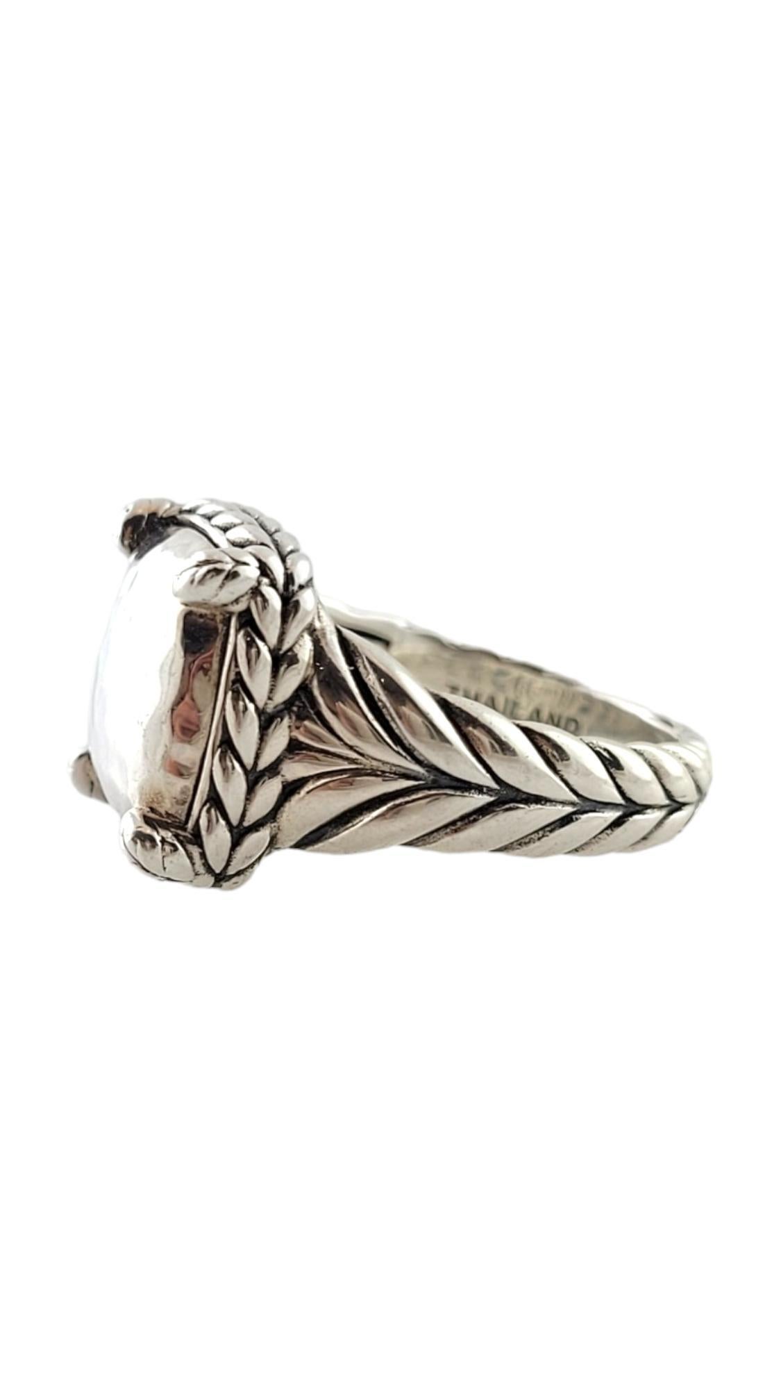 John Hardy JAi Sterling Silver Hammered Ring Size 9

This gorgeous sterling silver hammered ring was created by amazing designer John Hardy and would look amazing on anybody!

Ring size: 9
Shank: 3.80mm
Front: 15.45mm X 15.45mm X 6.20mm

Weight: