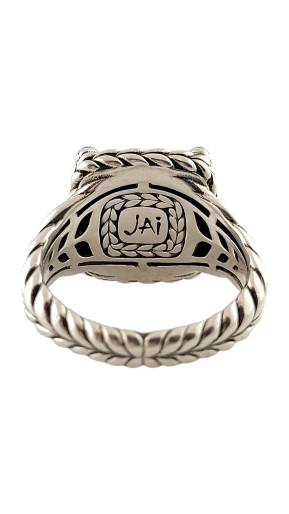 Women's John Hardy JAi Sterling Silver Hammered Ring Size 9 #17851
