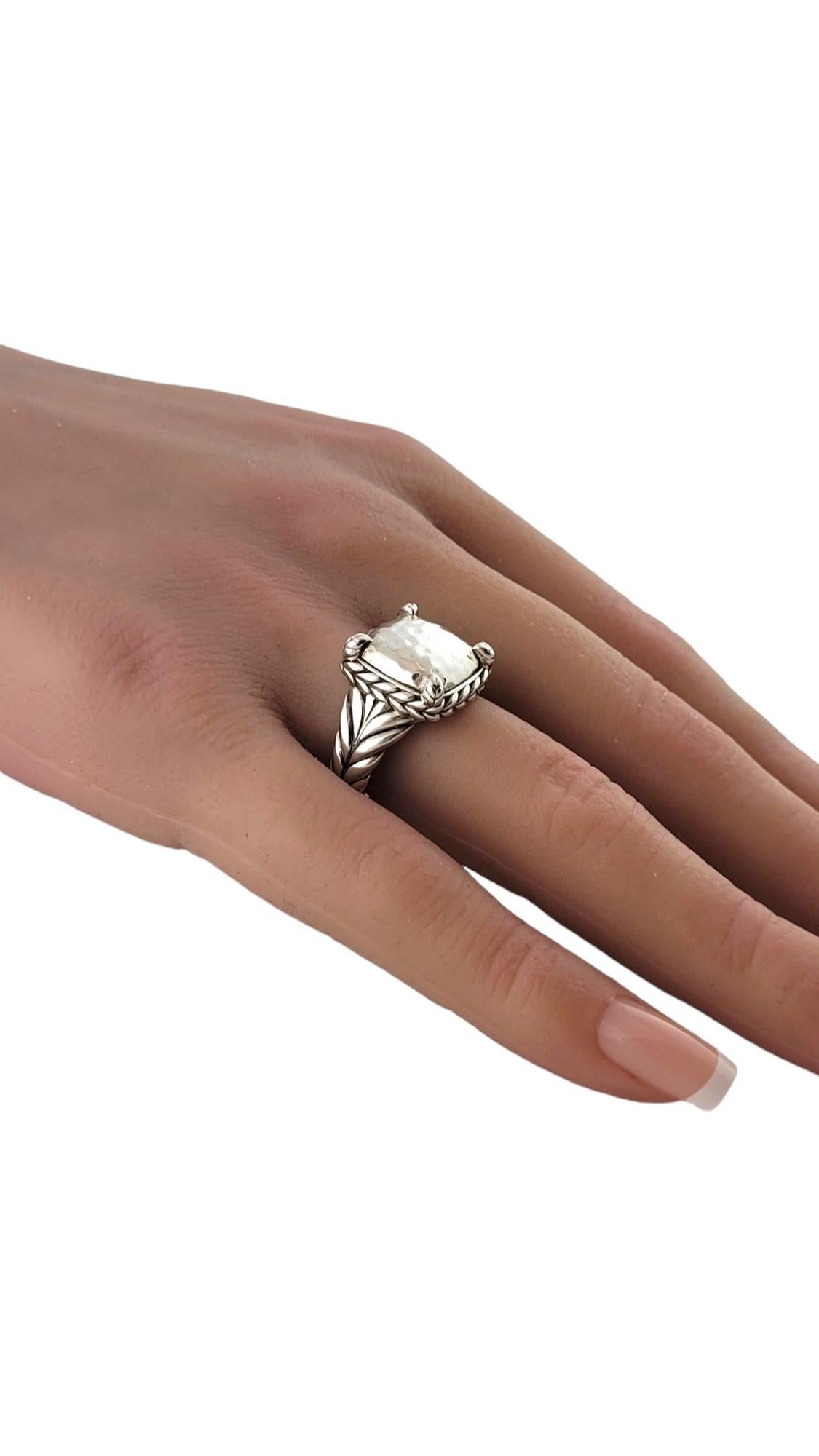 John Hardy JAi Sterling Silver Hammered Ring Size 9 #17851 4