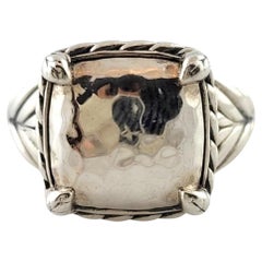 John Hardy JAi Sterling Silver Hammered Ring Size 9 #17851