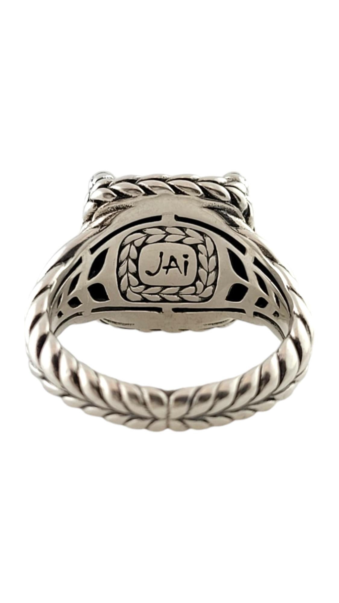 John Hardy JAi Sterling Silver Hammered Ring Size 9 #19010 1