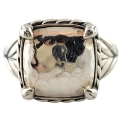 John Hardy JAi Sterling Silver Hammered Ring Size 9 #19010