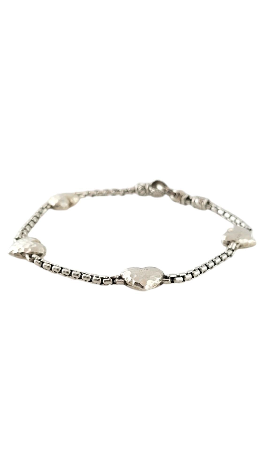 John Hardy JAi Sterling Silver Symbols of Love Bracelet

This gorgeous 