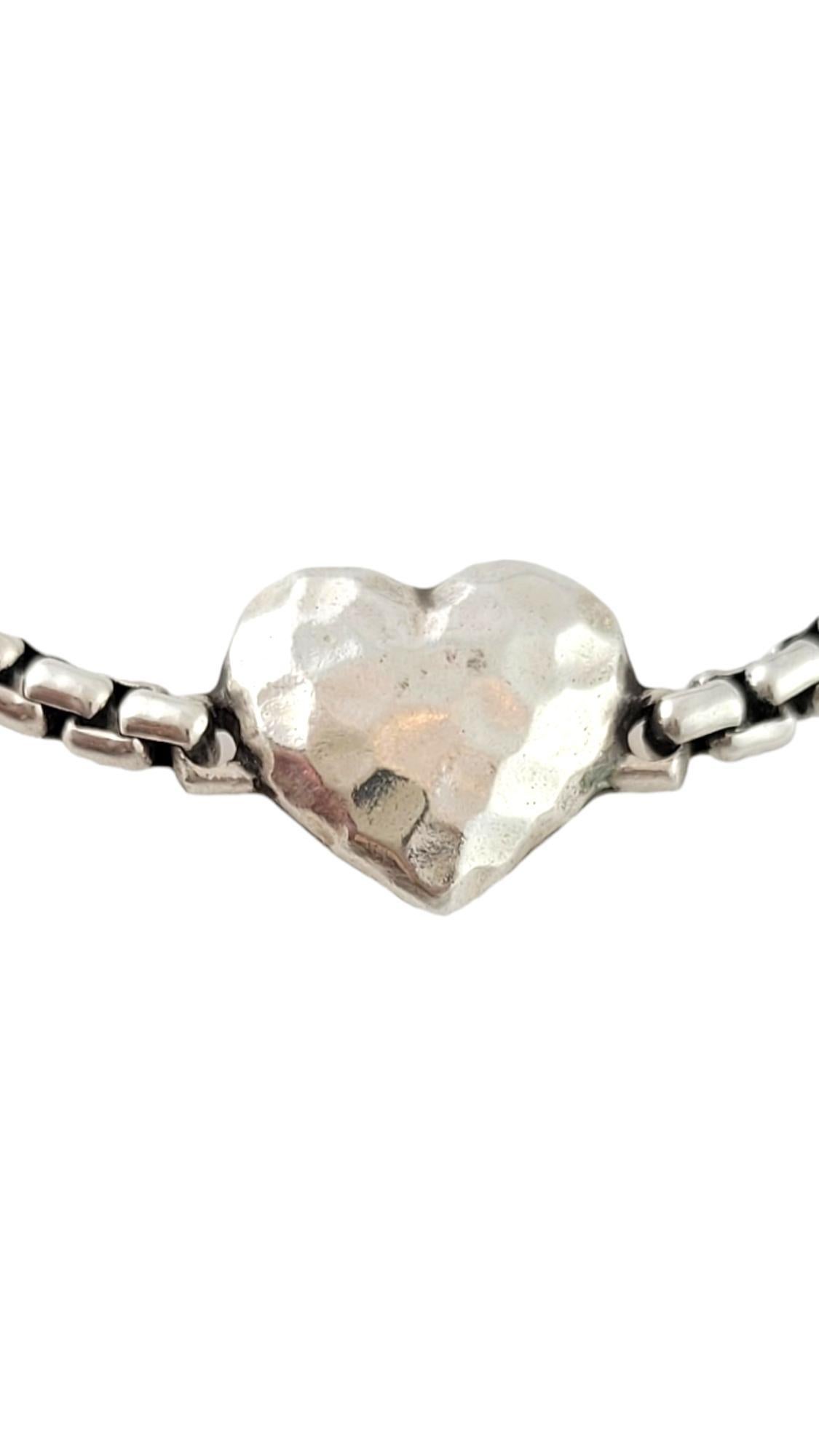 John Hardy JAi Sterling Silver Symbols of Love Bracelet #17472 In Good Condition In Washington Depot, CT