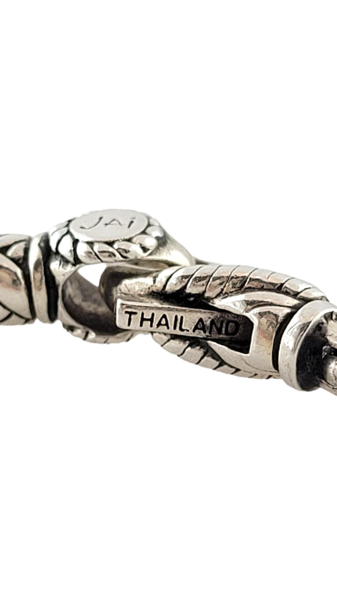 John Hardy JAi Sterling Silver Symbols of Love Bracelet #17472 1