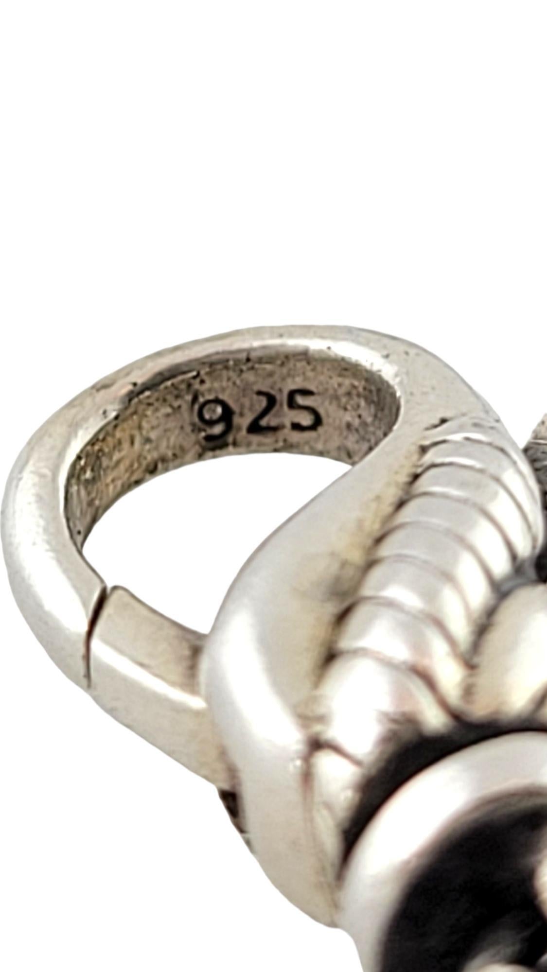 John Hardy JAi Sterling Silver Symbols of Love Bracelet #17472 2