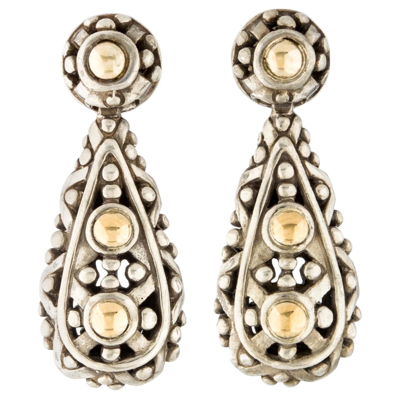 Vogue Seed Bead and Pave Ball Tassel Earrings For Sale at 1stDibs